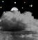 mostly cloudy -  light rain showers 