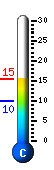 Currently 13.0�C, Max: 13.0�C, Min: 9.8�C