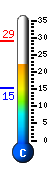Currently 23.9�C, Max: 28.9�C, Min: 15.3�C
